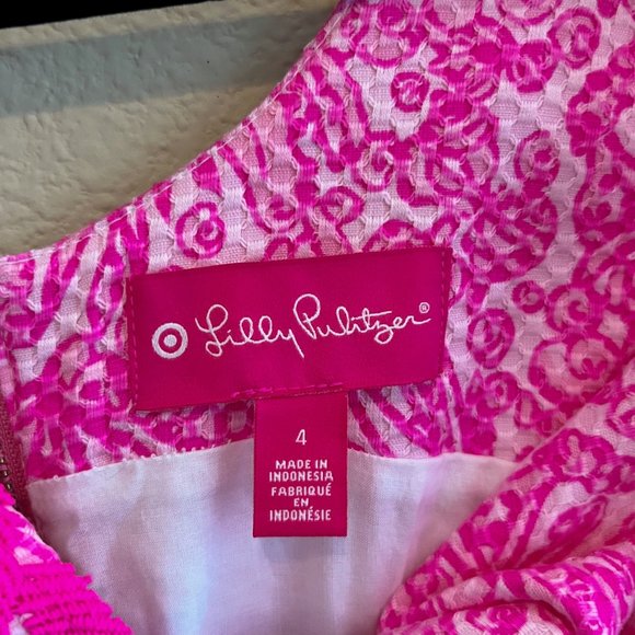 Lilly Pulitzer for Target Pink Sleeveless Shift Dress “See Ya Later” - Picture 5 of 5